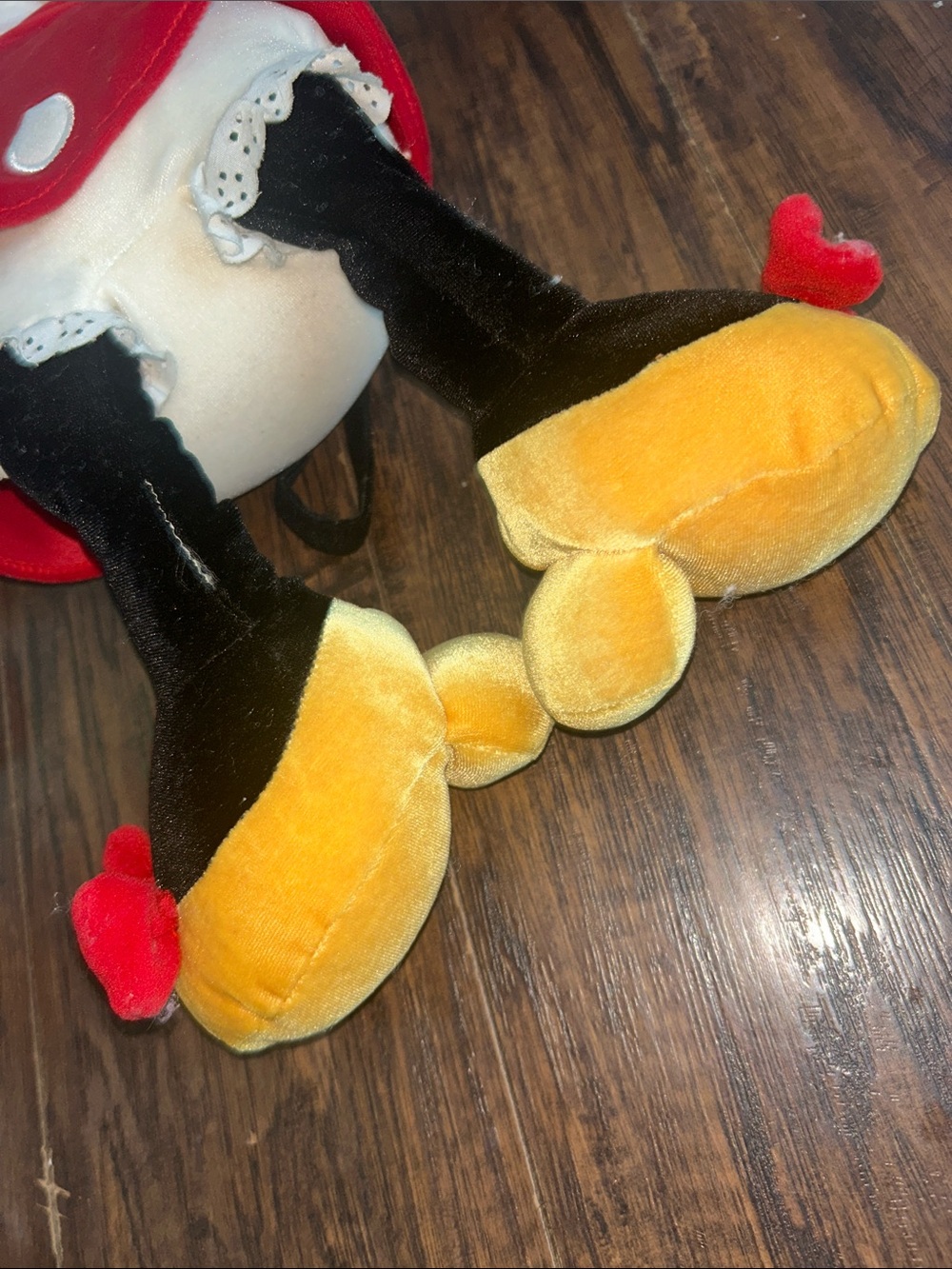 Disney Minnie Mouse Plush - Red, Black, White & Yellow - Picture 3 of 4